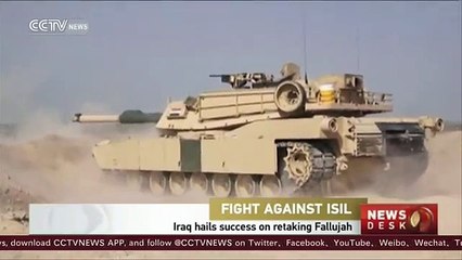 Descargar video: Iraqi forces battle ISIL militants outside Fallujah