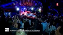 Autriche : l'extrême droite battue de peu