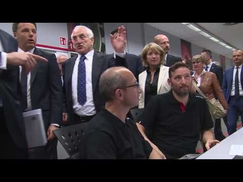 Bergamo - Renzi visita la sede della Brembo (20.05.16)