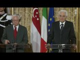 Roma - Visita di Stato Presidente SIngapore (23.05.16)