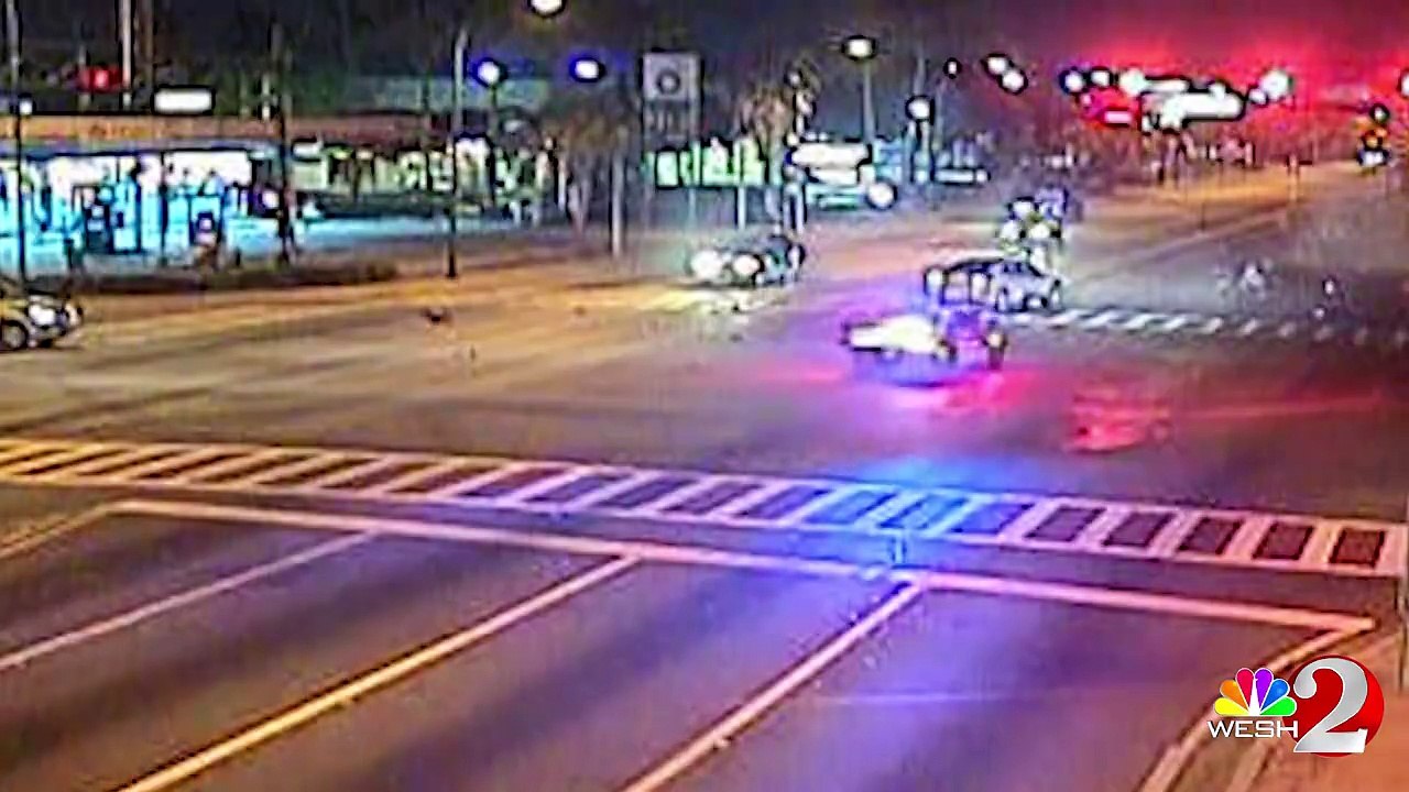 Cop Runs a Red Light and Annihilates Another Car -By Funny & Amazing Videos Follow US!!!!!!!!