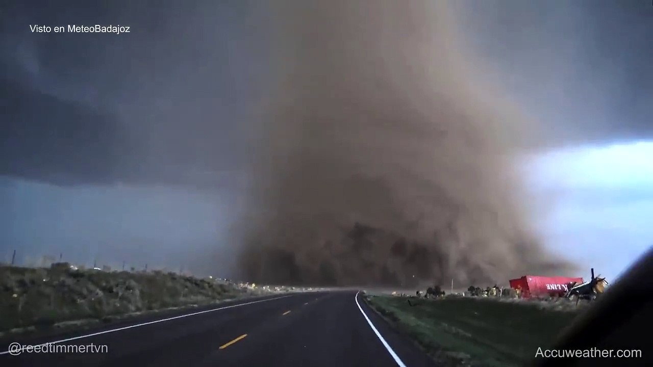 Guy Drives Right Up To a Huge Tornado! -By Funny & Amazing Videos Follow US!!!!!!!!