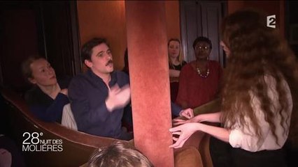 Muriel Robin et Alex Lutz dans un sketch hilarant aux Molières