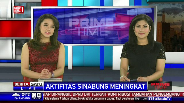 Aktivitas Naik, Gunung Sinabung 2 Kali Erupsi