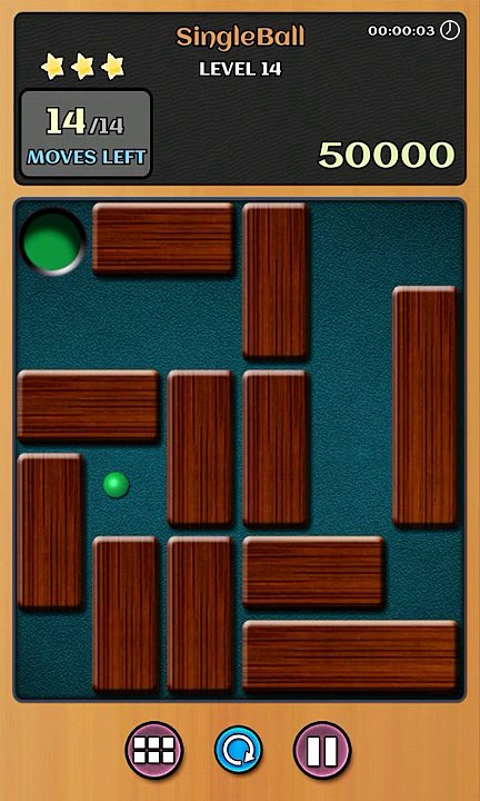 Unblock ball Level 14 Within 7 Moves