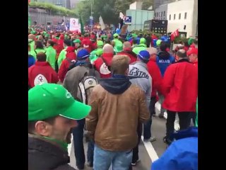 Manifestation à Bruxelles du 24 mai 2016
