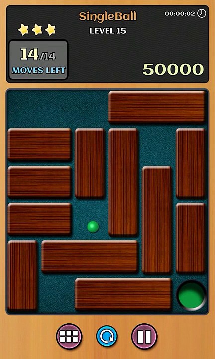 Unblock ball level 15 Within 5 Moves