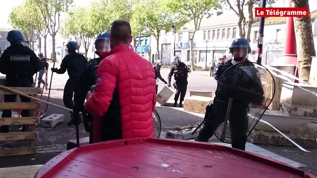 Lorient. Fin du blocus du dépôt pétrolier