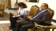 Irak Cumhurbaşkanı Fuad Masum, Türkiye'nin Bağdat Büyükelçisi Faruk Kaymakcı'yı Kabul Etti