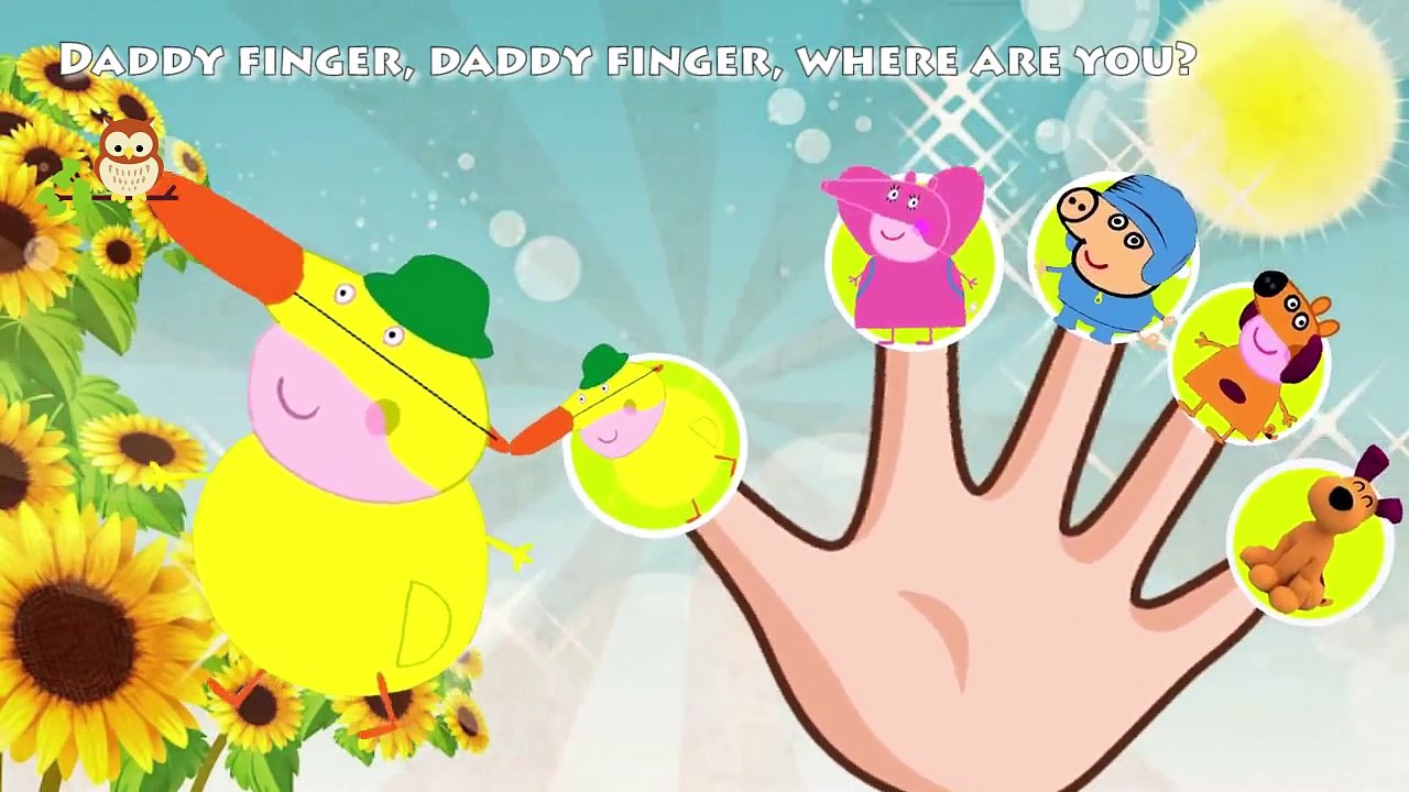 Pocoyo Peppa Pig Finger Rhymes / Pocoyó Peppa Pig Familia del dedo canción Rhymes