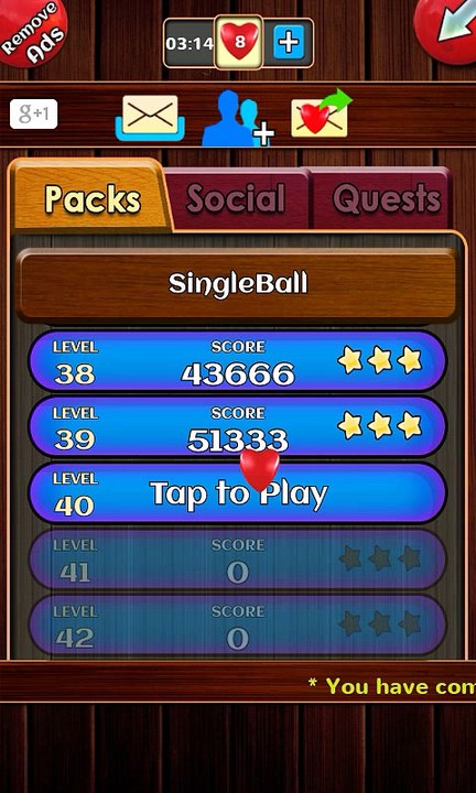 Unblock ball level 40 Within 9 Moves 3