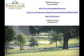 stone creek golf