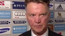 At least Louis van Gaal has been entertaining in his press conferences...