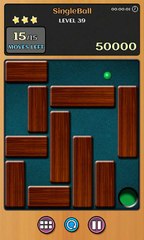 Unblock ball level 39 within 2 Moves