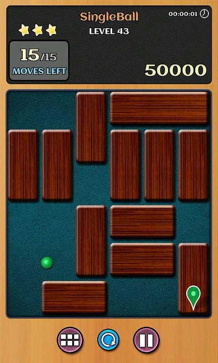 Unblock ball level 43 Within 3 Moves