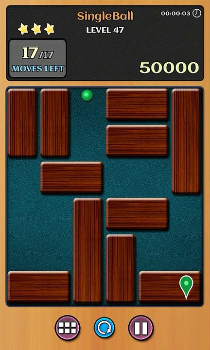 Unblock ball level 47 Within  5 Moves