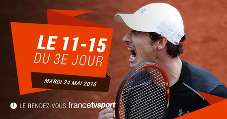 Murray et Stepanek nous ont régalés, Nadal et Pouille aussi: le 11-15 du mardi 24 mai