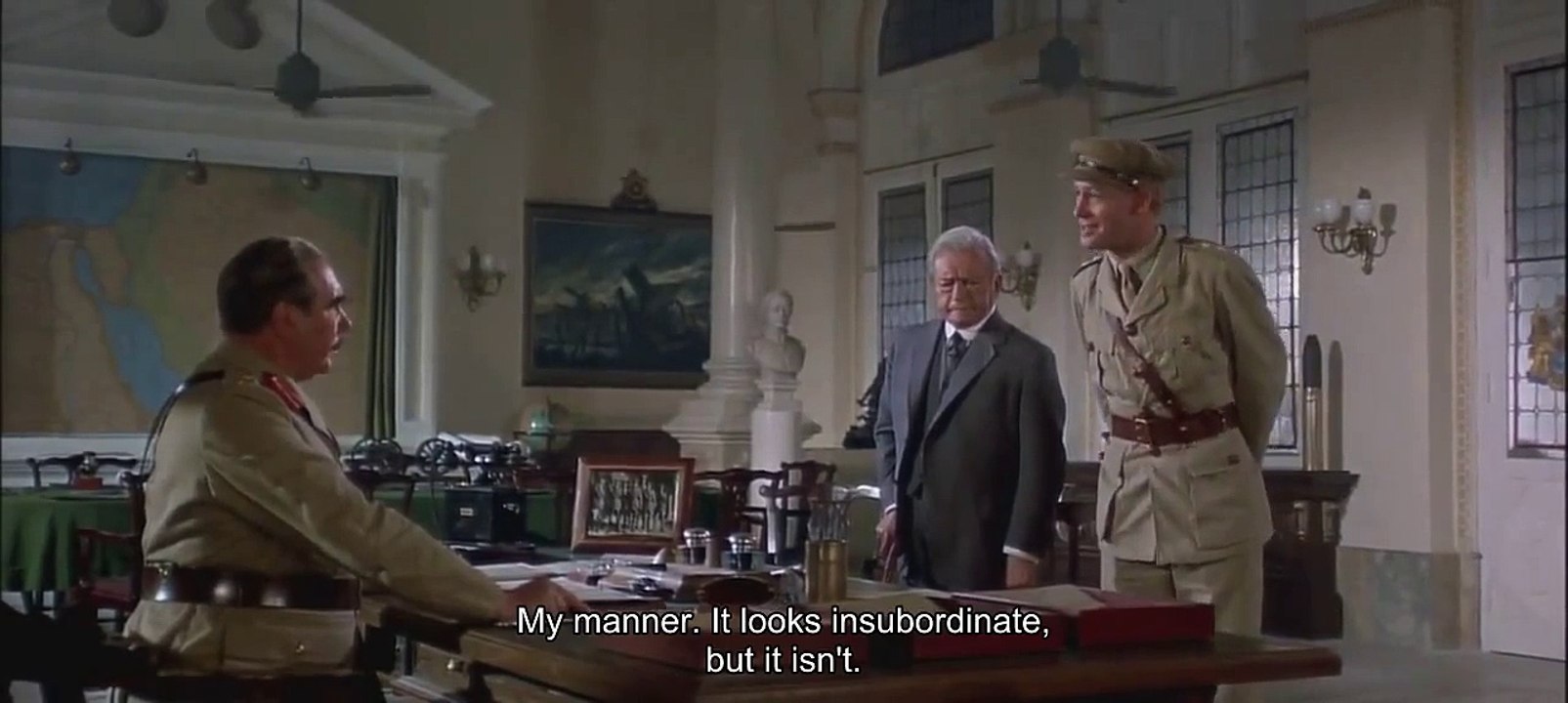 "It's my manner" - Lawrence of Arabia