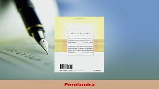 Read  Perelandra Ebook Online