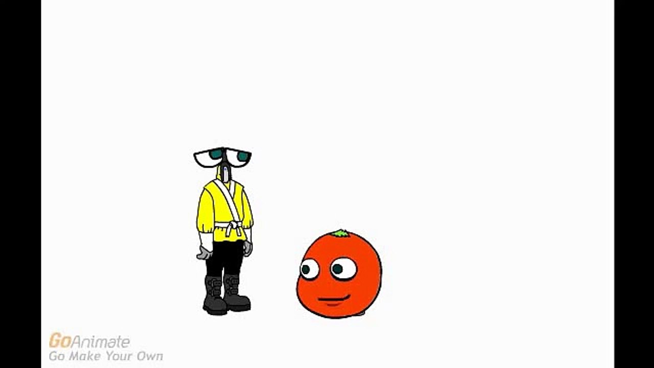 Annoying Orange Meets Wall-e (Real Not Fake)