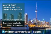 Toronto Blue Jays  115 | Sports Betting Picks. MLB Baseball for Tuesday, May 24, 2016.