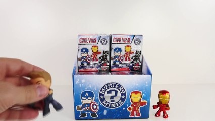 Captain America Civil War Funko Mystery Mini FULL CASE Opening and PARADE