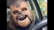 FUNNY VIDEO STAR WARS WOMAN VIRAL- Woman Tries on Chewbacca Mask - OMG VIDEO