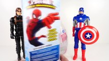 GIANT Marvel Captain America Civil War Winter Soldier Play Doh Surprise Egg Opening