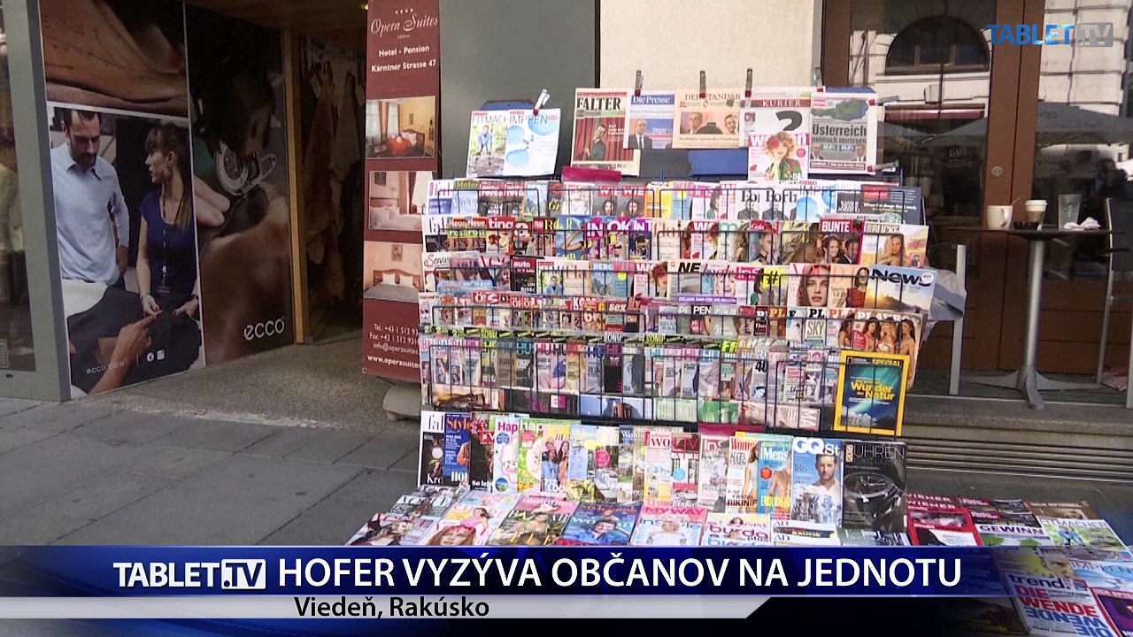 Porazený prezidentský kandidát Hofer vyzýva občanov na jednotu