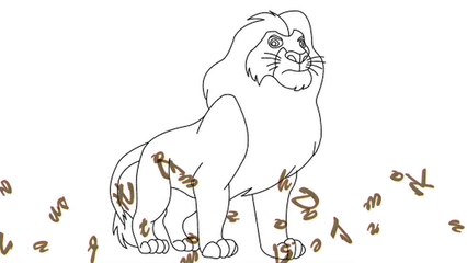 How to Draw Mufasa From The Lion King Step by step