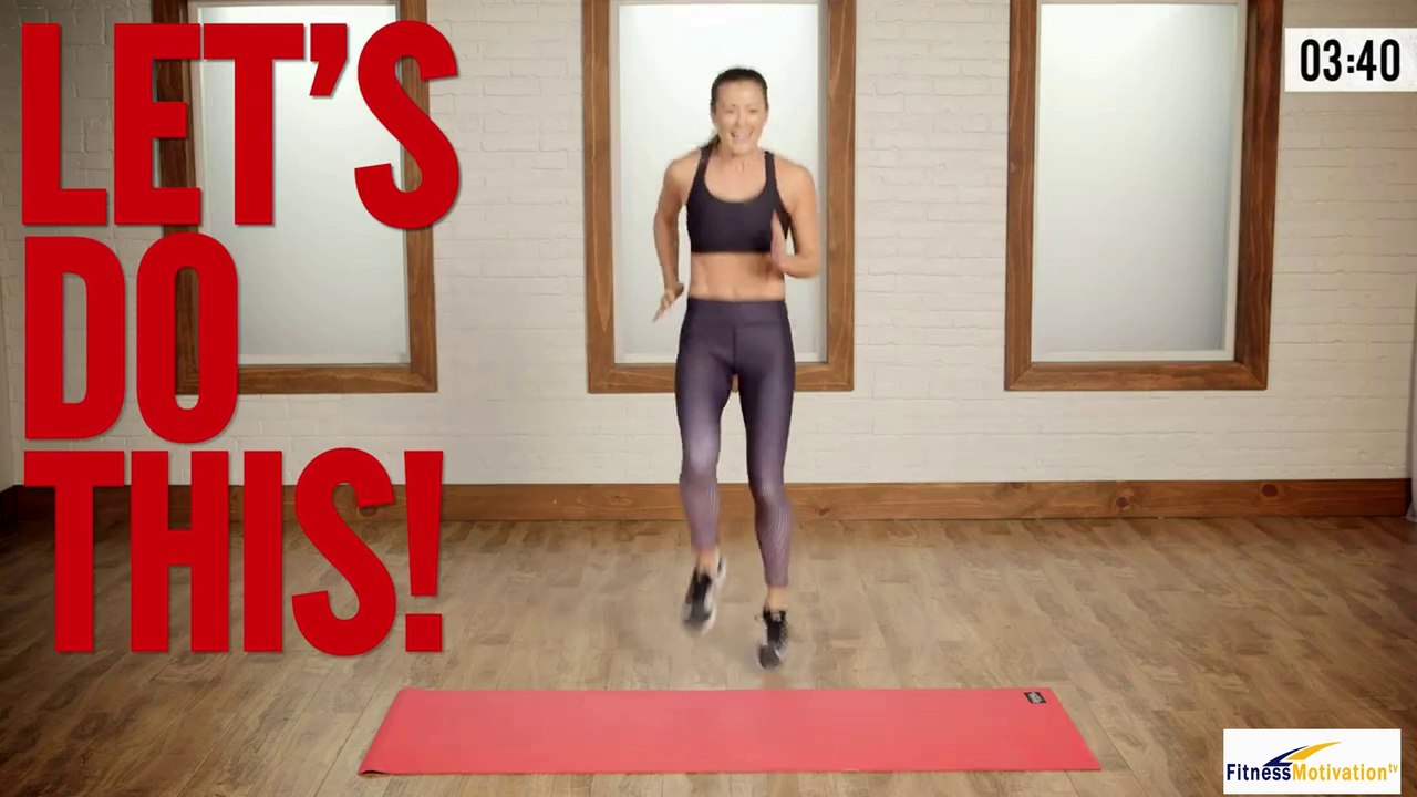 5 Minutes No-Crunch Workout At Home - FitnessMotivationTV