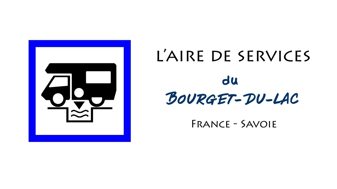 Aire de services pour camping-cars du Bourget-du-Lac en Savoie (France)