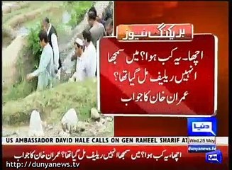 Watch Imran Khan reaction when Reporter ask PTI wicket fall down