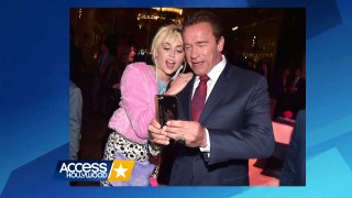 Arnold Schwarzenegger & Miley Cyrus Reunite!.