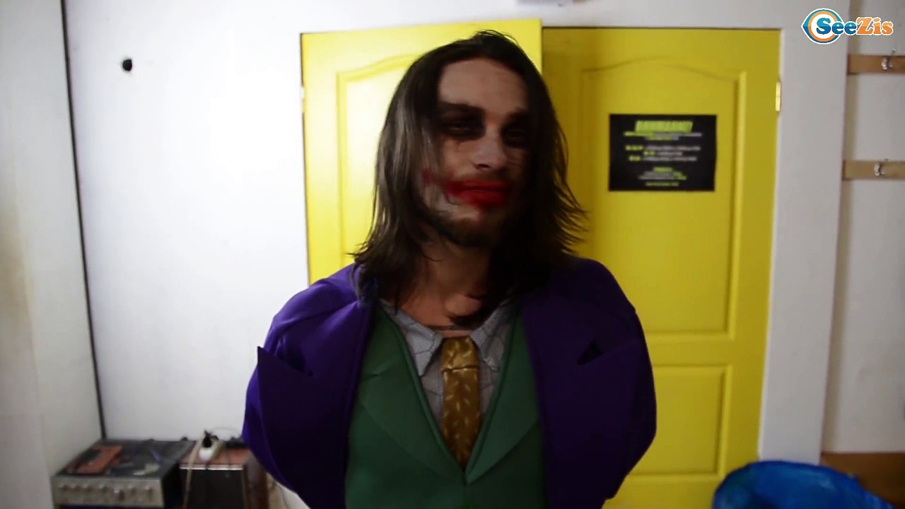 Batman vs Joker. SuperHeroes Fights And Death Battles Movie. Superheroes in real life!