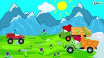 Cars Cartoons for children 60 MINUTES Compilation - Garbage Truck Diggers & Monster Trucks