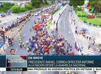 Ecuador: Rafael Correa rinde su informe de gobierno