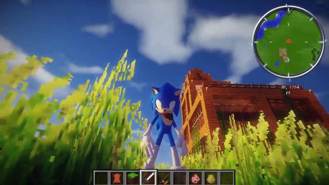 Minecraft mod Sonic Boom Custom Steve Animations release