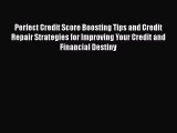 Read Perfect Credit Score Boosting Tips and Credit Repair Strategies for Improving Your Credit