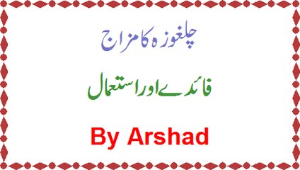 Chalgoza (Pine Nut) Ka Mizaj' Faide Aur Istemaal By Arshad