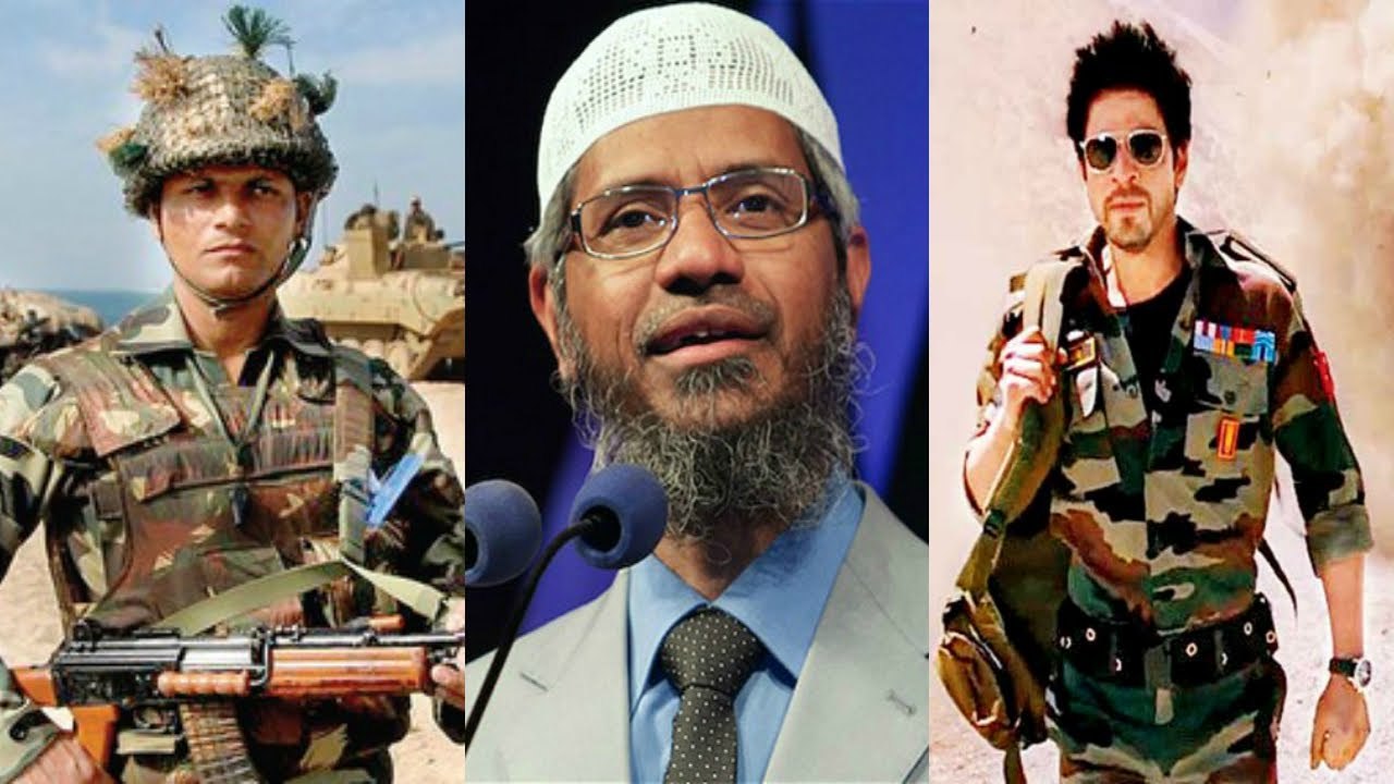 (Best) Indian Army Soldier In-front Of Dr Zakir Naik 2016