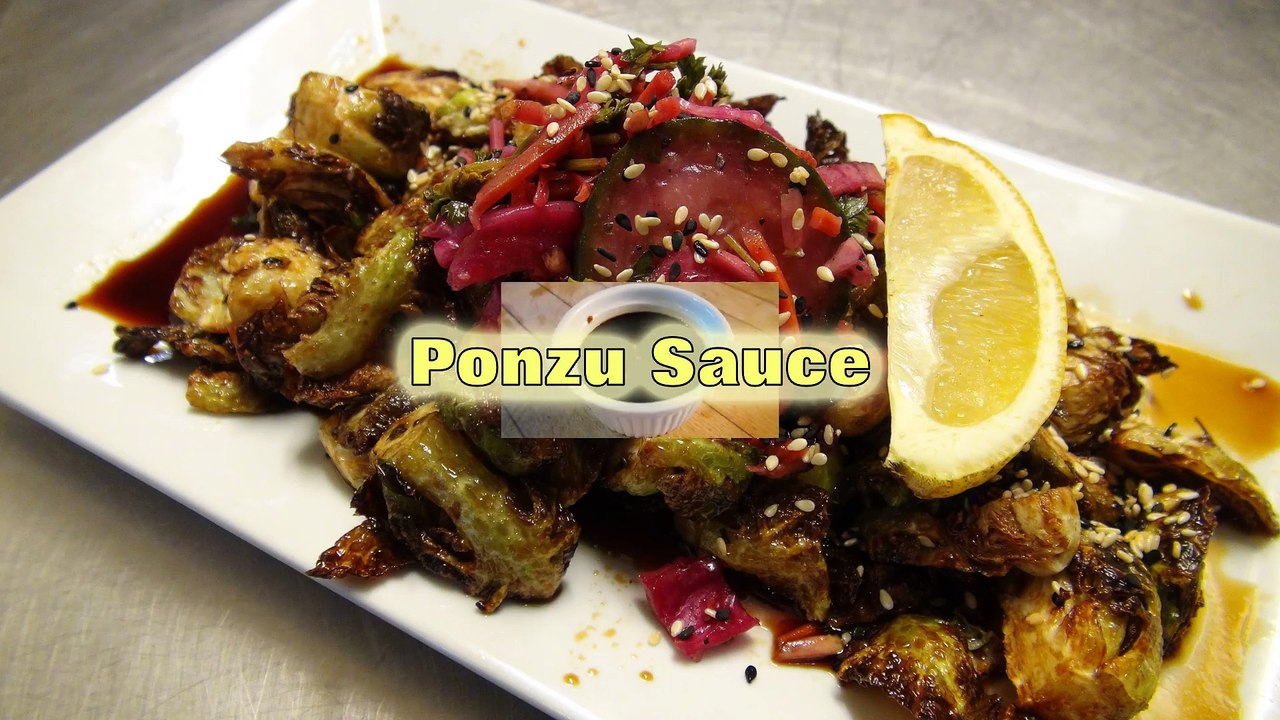 Crispy Brussels Sprouts & Ponzu Sauce-HD
