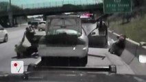 Dash Cam Catches Woman Drive Right Into Cop Car