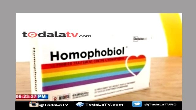 Conoce la Homophobiol pastillas para quitar la homofobia-NOTICIAS Y MAS-VIDEO