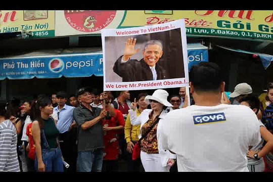Tổng Thống Mỹ Barack Obama Rời Hà Nội Vào Tp.HCM P1