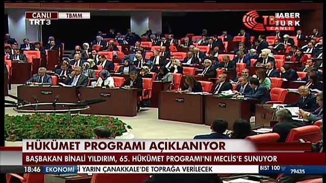 Binali Yıldırım Hükümet programını okudu _ Gündem Haberleri