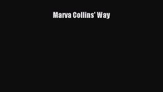 Read Marva Collins' Way PDF Online