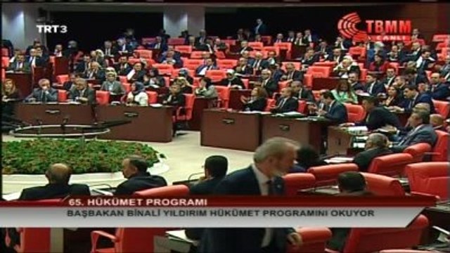 Binali Yıldırım Genel Kurul'da Hükümet Programını Açıkladı 7