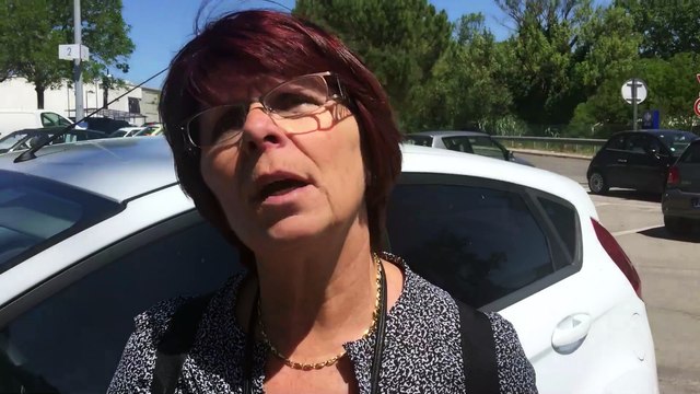 Joëlle (Interco) - Caravane orange Cfdt du Var - Draguignan le 24 mai 2016