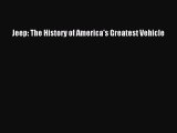 [Download] Jeep: The History of America's Greatest Vehicle PDF Online